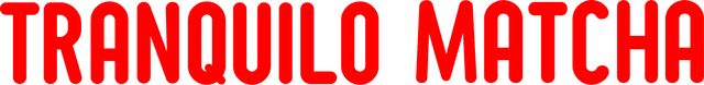 Tranquilo Matcha